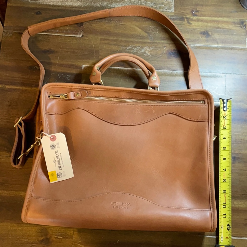 J.W. Hume Co. Portfolio Bag - Saddle Heritage